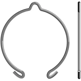 Clip de maintien pour moteur Ø50 mm avec tête étoile