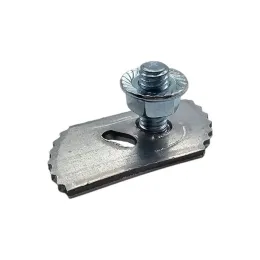 Clameau quart de tour à griffes 39 x 20 mm - menuiserie Schüco