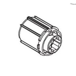 Embout pour axe SOPROFEN AX50, sortie crabot 27 mm