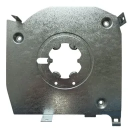 Plaque support moteur SOMFY de ø 62 mm coté gauche pour coffre SOPROFEN CX22