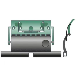 Verrou Clicksur Zurflüh-Feller, 1 maillon, lame de 8 mm