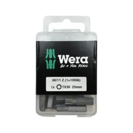 Boite de 10 embouts extra-rigide Torx 25 x 25 mm
