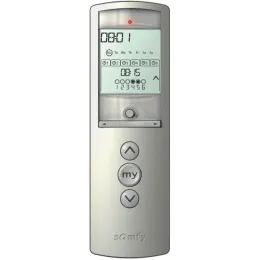 Télécommande Telis 6 Chronis RTS, couleur Silver