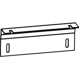 Eclisse pour cornière filante, isolation 120 mm