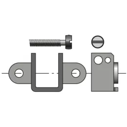 Etrier support pour carré de 16mm