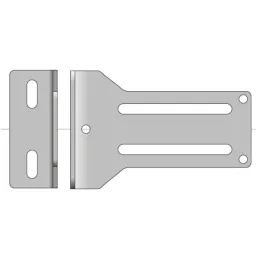 Support de moteur Ø50 mm, plaque zinguée