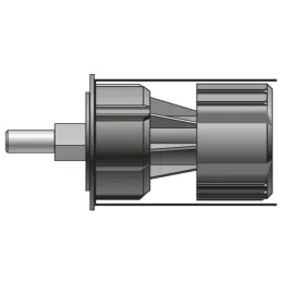 Embout pour axe Ø70 mm, sortie Ø12 mm