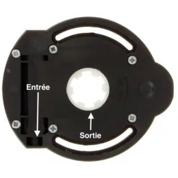 Treuil débrayable avec fin de course, entrainement carré de 8, sortie de manœuvre 6P7