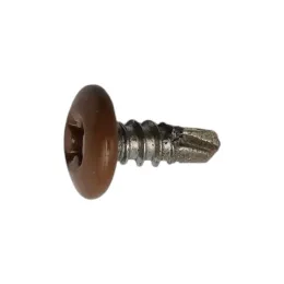 Vis autoperceuse, tête bombée, empreinte cruciforme 3,9 x 9,5 mm, caramel