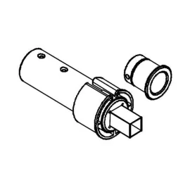Embout palier escamotable pour différentiel Somfy et Simu