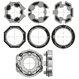 Kit accessoires supports et adaptations pour coffre traditionnel menuisé